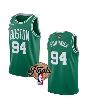 Boston Celtics Evan Fournier 94 Swingman Final 2022 Men Jersey Icon Green