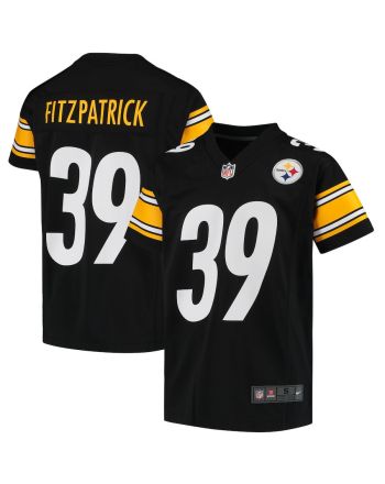 Minkah Fitzpatrick 39 Pittsburgh Steelers YOUTH Game Jersey - Black