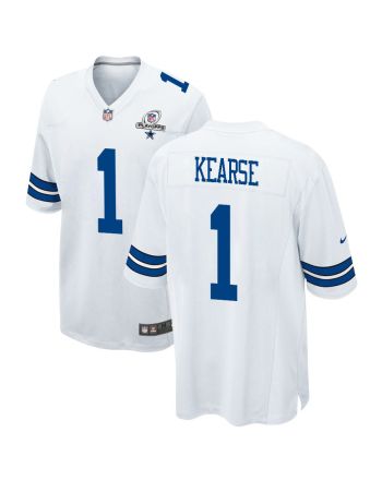 Jayron Kearse 1 Dallas Cowboys 2023 Playoffs Patch Game Men Jersey - White