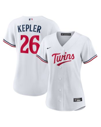 Max Kepler 26 Minnesota Twins Team Logo Home Women Jersey - White