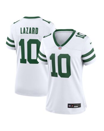 Allen Lazard 10 New York Jets Women's Player Game Jersey - White