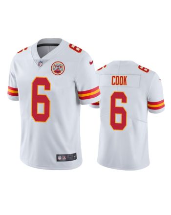 Bryan Cook 6 Kansas City Chiefs White Vapor Limited Jersey