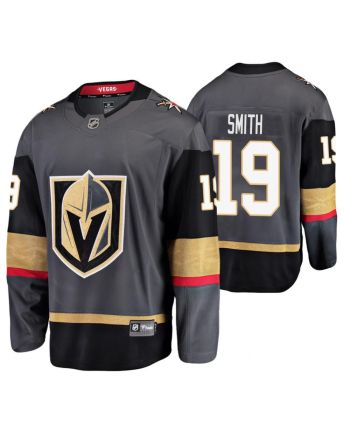 Men Vegas Golden Knights Reilly Smith 19 Gray Home Breakaway Player Jersey Jersey