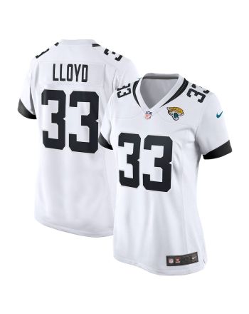 Devin Lloyd 33 Jacksonville Jaguars Women's Away Game Player Jersey - White