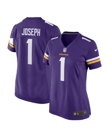 Greg Joseph 1 Minnesota Vikings Women Game Jersey - Purple