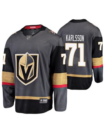 Men Vegas Golden Knights William Karlsson 71 Gray Home Breakaway Player Jersey Jersey