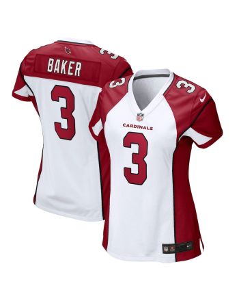 Budda Baker 3 Arizona Cardinals Women Game Jersey - White