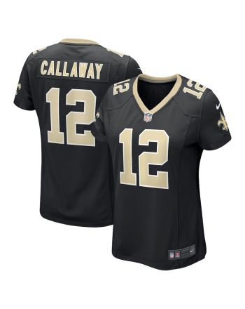 Marquez Callaway 12 New Orleans Saints Women's Game Jersey - Black