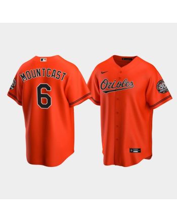 Men's Baltimore Orioles Ryan Mountcastle 6 Alternate Team Orange Jersey Jersey