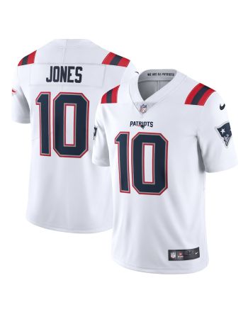 Mac Jones 10 New England Patriots Vapor Limited Jersey - White