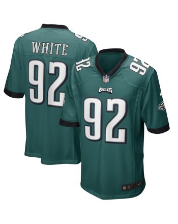 Reggie White 92 Philadelphia Eagles Men Game Retired Jersey - Midnight Green