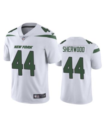 Jamien Sherwood 44 New York Jets White Vapor Limited Jersey