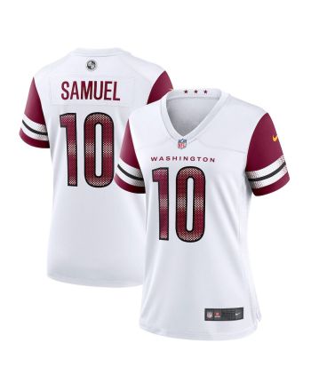 Curtis Samuel 10 Washington Commanders Women's Away Game Player Jersey - White