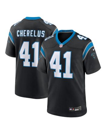 Claudin Cherelus 41 Carolina Panthers Men's Team Game Jersey - Black