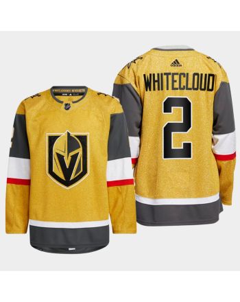 Zach Whitecloud 2 Vegas Golden Knights Gold Jersey 2023 Home