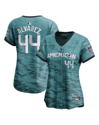 Yordan Alvarez 44 American League Women's 2023 MLB All-Star Game Limited Jersey - Teal