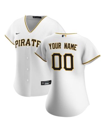 Pittsburgh Pirates Women's Home Custom Jersey - White