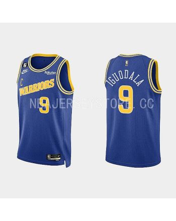 Golden State Warriors 9 Andre Iguodala 2022-23 Classic Edition Royal Men Jersey