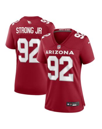 Kevin Strong 92 Arizona Cardinals Women Game Jersey - Cardinal