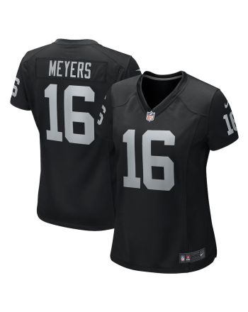 Jakobi Meyers 16 Las Vegas Raiders Women's Game Player Jersey - Black