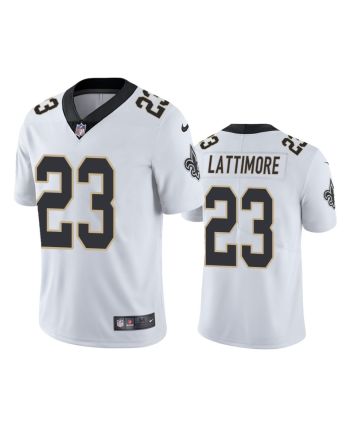 New Orleans Saints Marshon Lattimore White Vapor Untouchable Limited Jersey