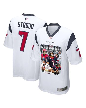 C.J. Stroud 7 Houston Texans The Gunslinger Game Men Jersey - White