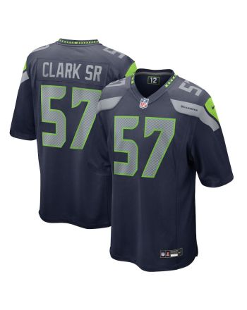 Frank Clark 57 Seattle Seahawks Game Men Jersey - College Navy