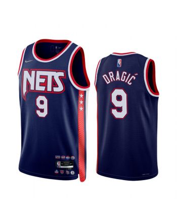 Goran Dragic 19 Brooklyn Nets Blue City Edition Jersey