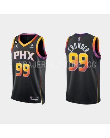 Phoenix Suns Jae Crowder 99 Black 2022-23 Statement Edition Men Jersey