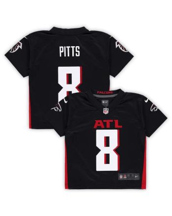 Kyle Pitts 8 Atlanta Falcons Preschool Game Jersey - Black