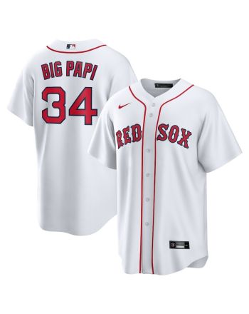 David Ortiz Boston Red Sox Big Papi 34 Men Jersey - White