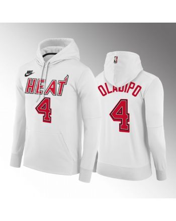 Victor Oladipo Miami Heat 2022-23 Classic Edition Hoodie White