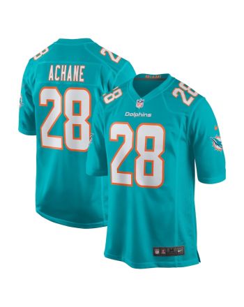 Devon Achane 28 Miami Dolphins Men Game Jersey - Aqua