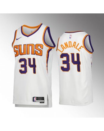 Phoenix Suns Association Edition Jock Landale 11 White Jersey 2022-23 Swingman