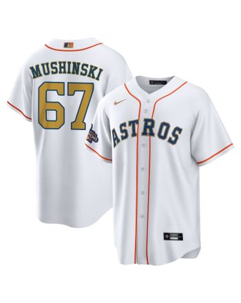 Parker Mushinski 67 Houston Astros 2023 Men Jersey - White/Gold