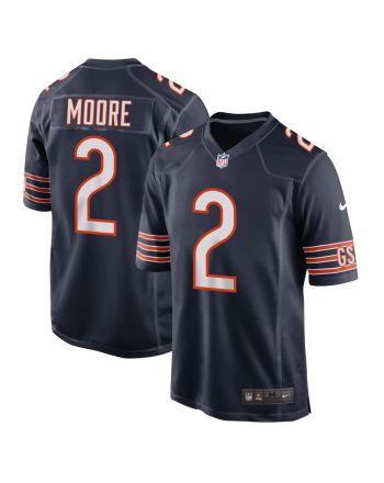 D.J. Moore 2 Chicago Bears Game Men Jersey - Navy