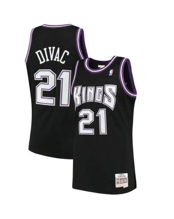 Vlade Divac Sacramento Kings Mitchell & Ness 2000-01 Hardwood Classics Swingman Jersey - Black