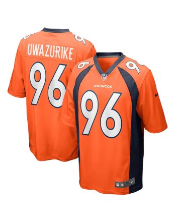 Eyioma Uwazurike Denver Broncos Game Player Jersey - Orange