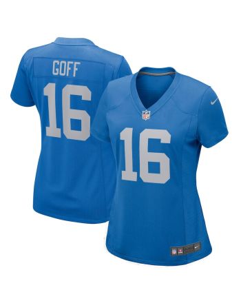 Jared Goff 16 Detroit Lions Women Game Jersey - Blue