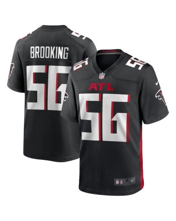 Keith Brooking 56 Atlanta Falcons Men Game Retired Jersey - Black