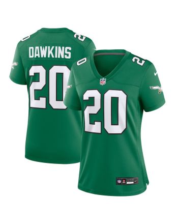 Brian Dawkins 20 Philadelphia Eagles Women Alternate Game Jersey - Kelly Green