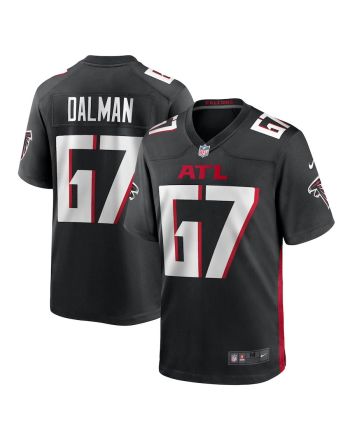 Drew Dalman 67 Atlanta Falcons Men's Game Jersey - Black