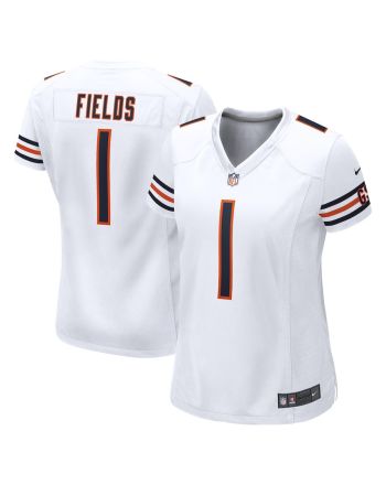 Justin Fields 1 New York Giants Women Game Jersey - White