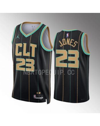 Charlotte Hornets Kai Jones 23 2022-23 City Edition Black Jersey Swingman