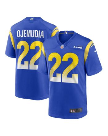 Michael Ojemudia 22 Los Angeles Rams Men Game Jersey - Royal