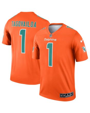 Tua Tagovailoa Miami Dolphins Inverted Legend Jersey - Orange Jersey