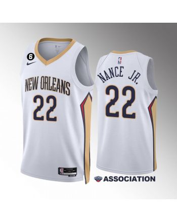 New Orleans Pelicans 2022-23 Larry Nance Jr. 22 Association Edition White Jersey Swingman