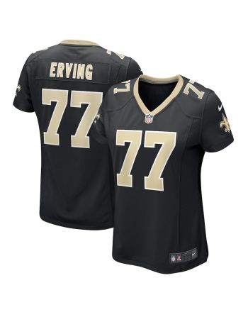 Cameron Erving 77 New Orleans Saints Women Game Jersey - Black