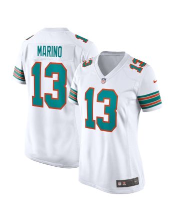 Dan Marino 13 Miami Dolphins Women Retired Jersey - White