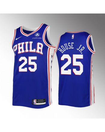 Danuel House Jr. 25 2022-23 Philadelphia 76ers Royal Icon Edition Jersey Swingman